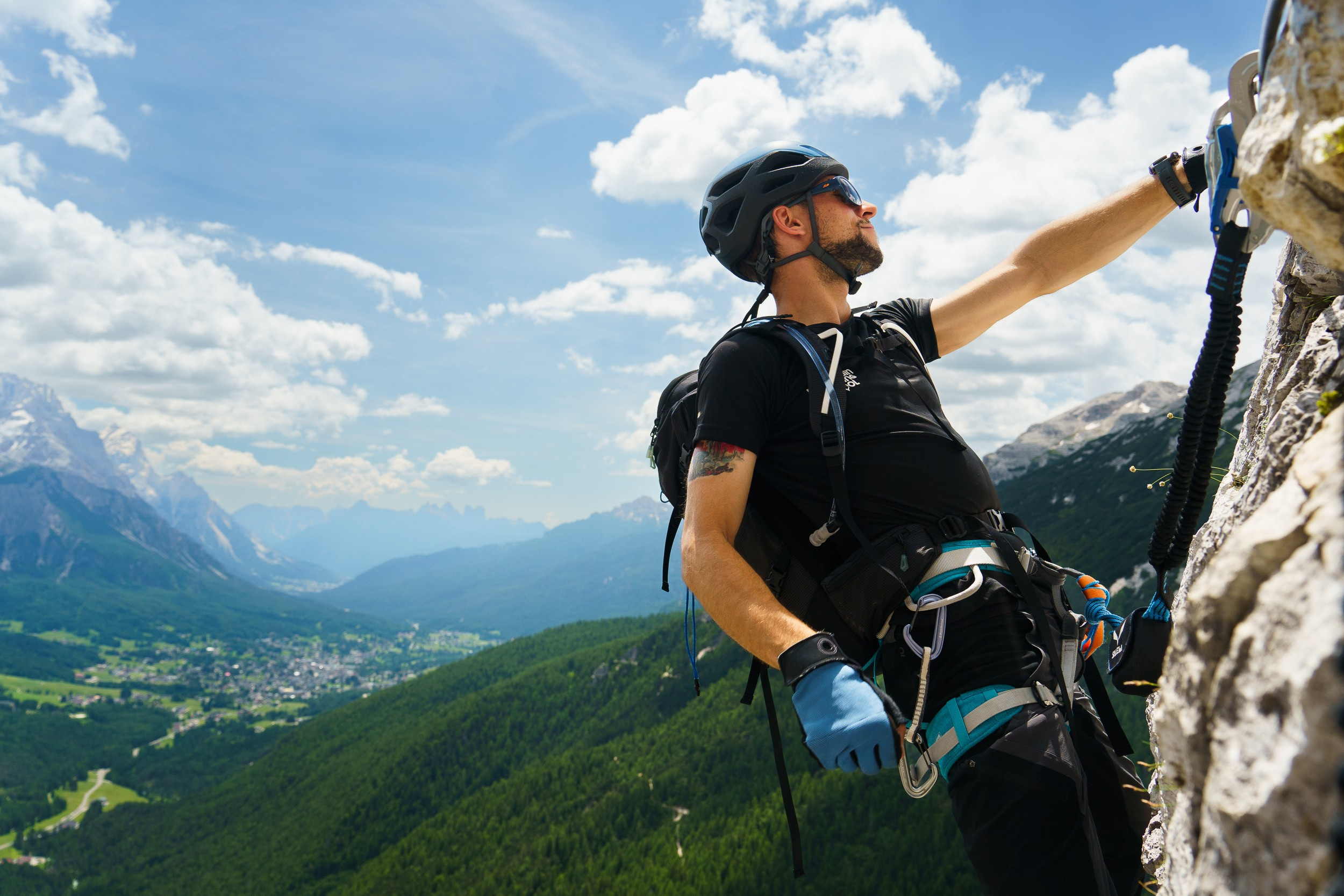 Obóz Via Ferrata w Dolomitach