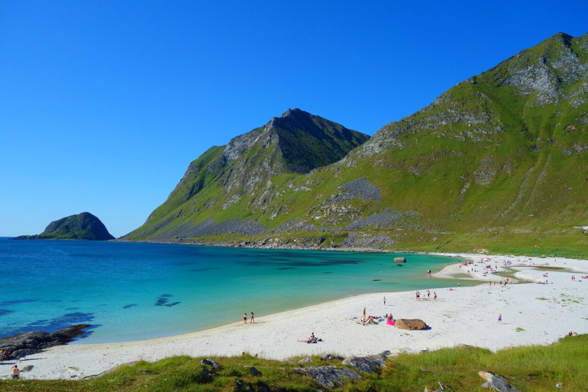 Plaża Haukland Lofoty