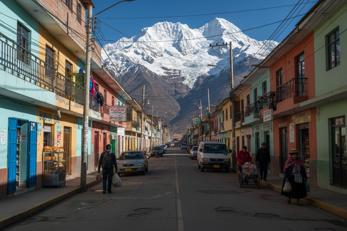 Huaraz w Peru – baza wypadowa i aklimatyzacja przed trekkingiem Huayhuash