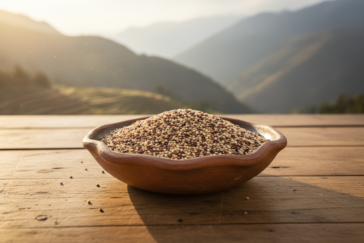 quinoa była przez Inków uważana za „złoto Inków" ze względu na jej wartość odżywczą