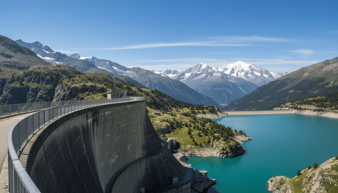 Jezioro Émosson, Chamonix